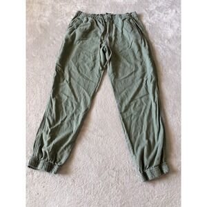 Social Standard by Sanctuary Women's Large‎ Jogger Linen Blend Minimalist Beachy
